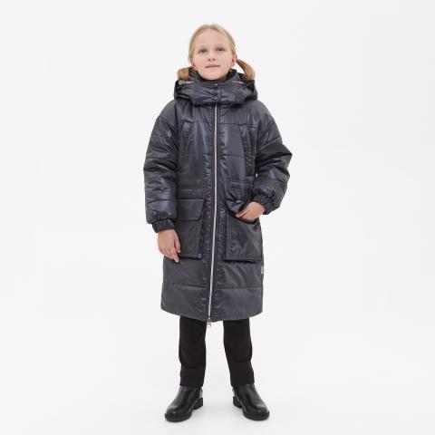 ALPEX новая коллекция пальто ПД 1172 чер. 